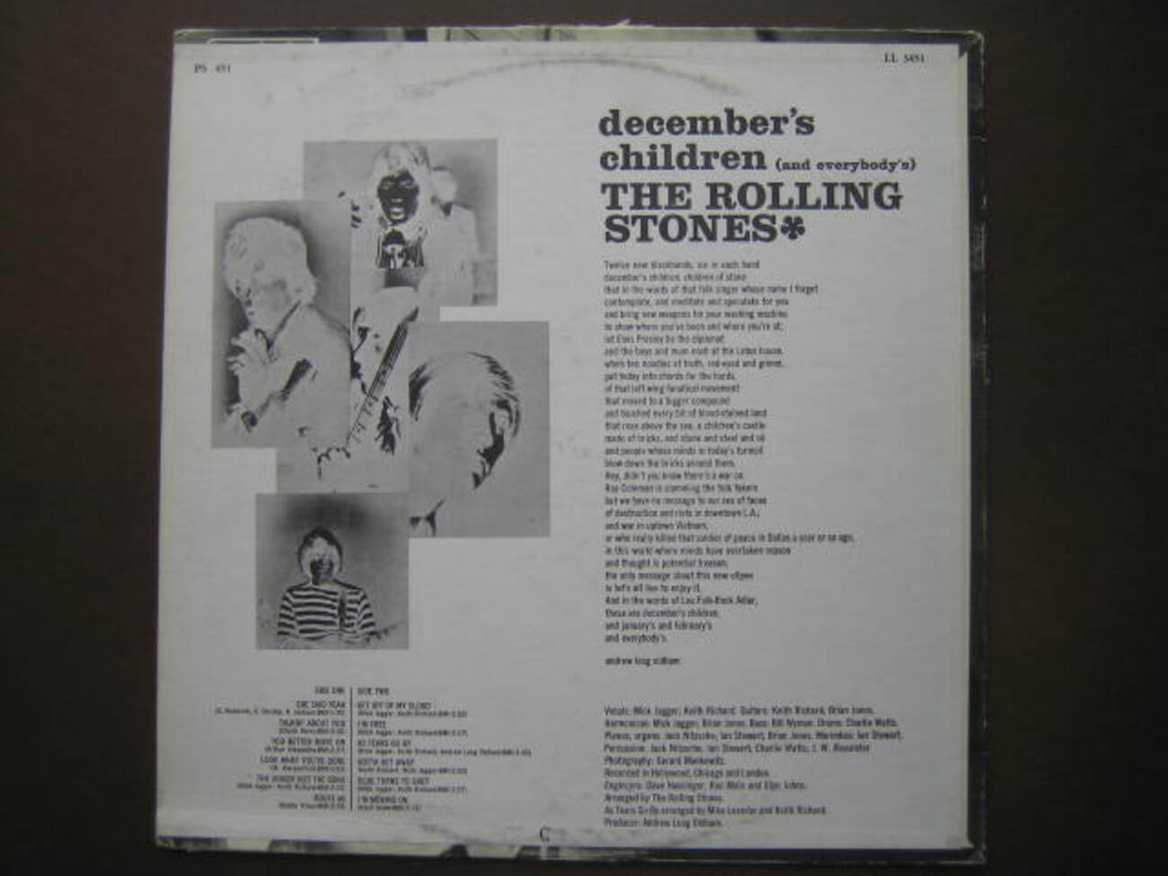 ローリング・ストーンズ カナダ盤 DECEMBER'S CHILDREN いろいろ