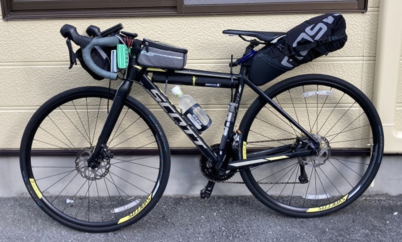 ロードバイクでバイクパッキングキャンプに行った時の装備を紹介 