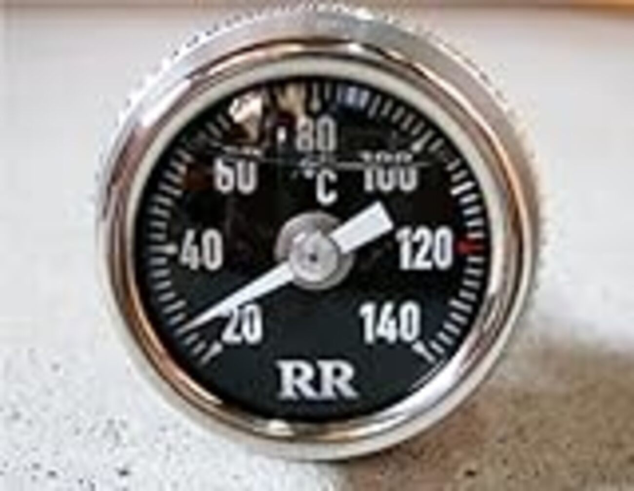 SR400 油温計JMP 温度計 20-140°C ドイツ黒文字盤ブラックRR