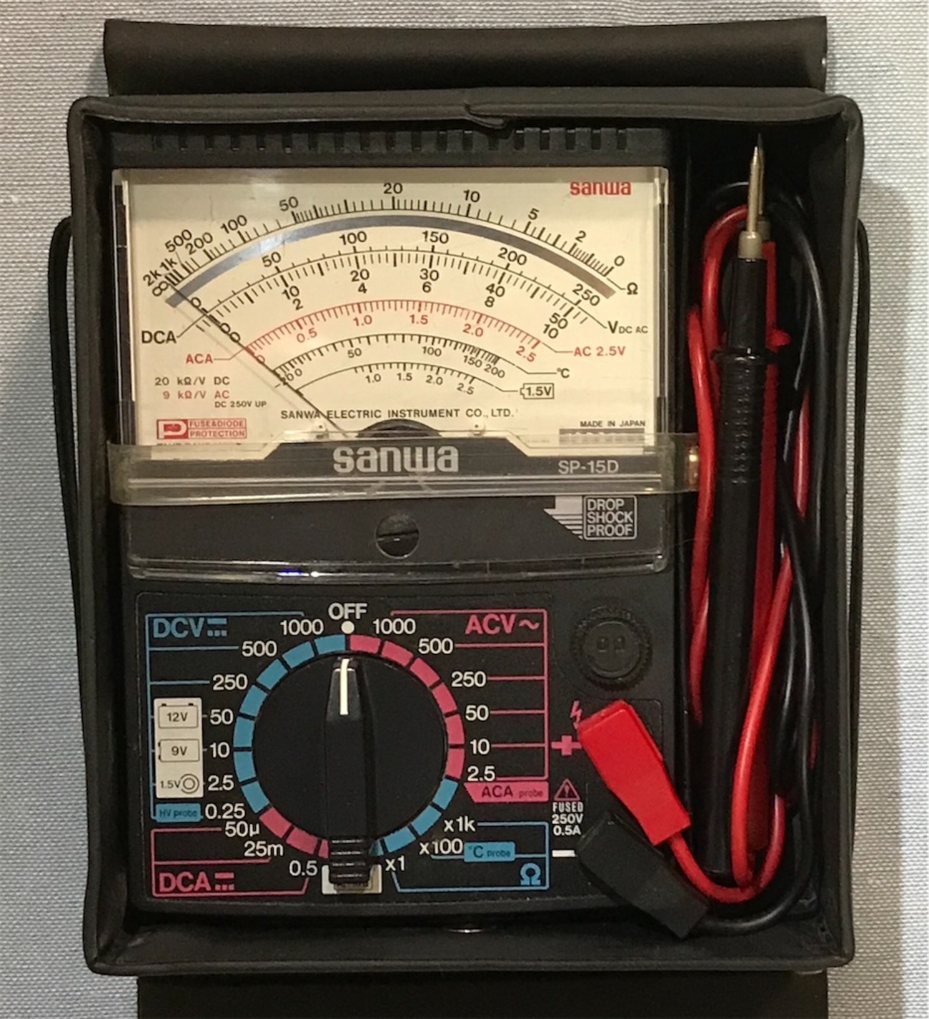 アナログテスター 三和電気計器 SP-15D - さすけ のインターホン ブログ