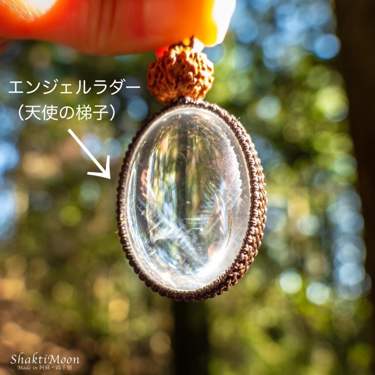 レア・希少・特大！天使のはしご！8面ルドラクシャ！インスピ 