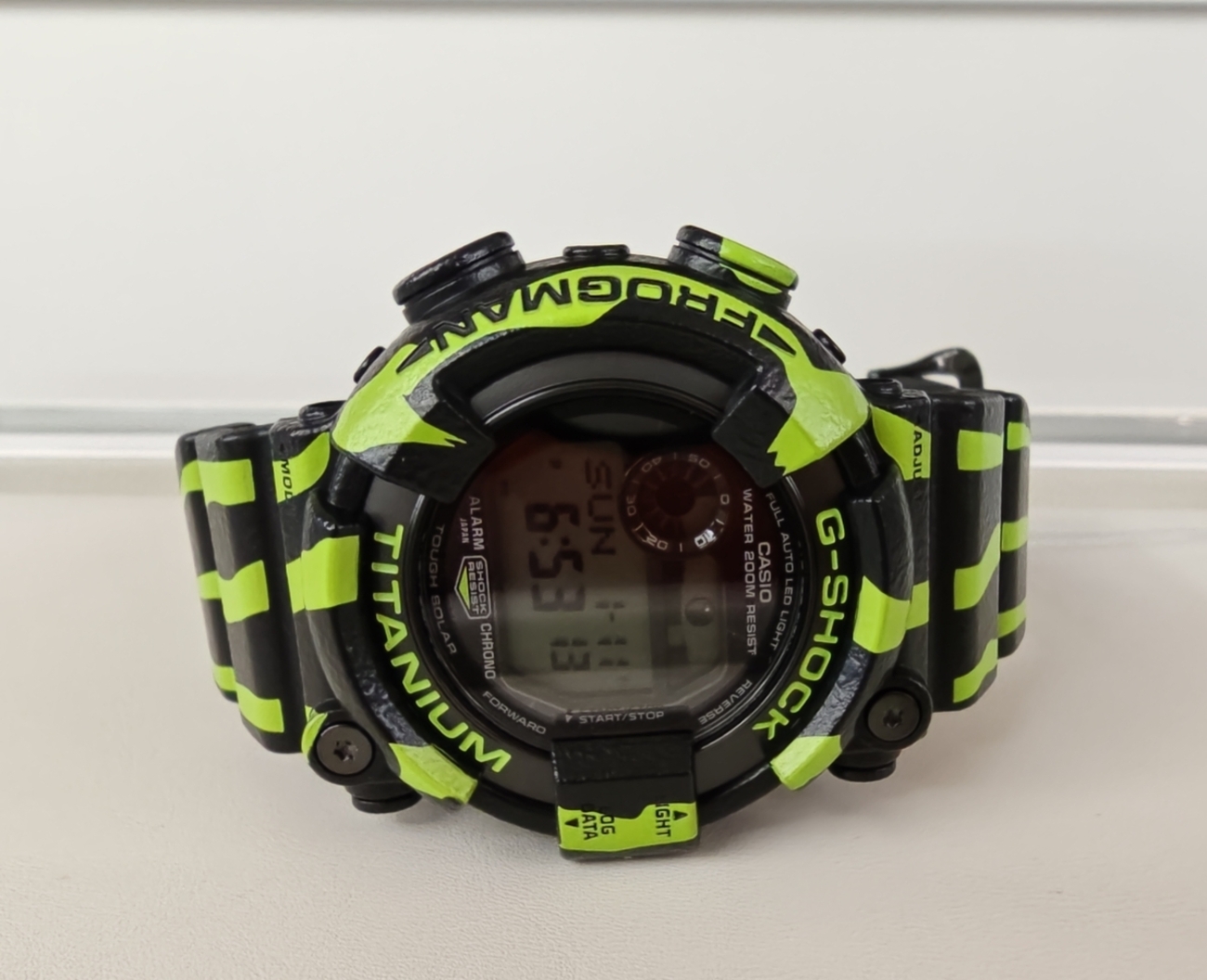 CASIO - 中古 カシオ CASIO GW-8200TPF-1JR ブラック メンズ 腕時計の 