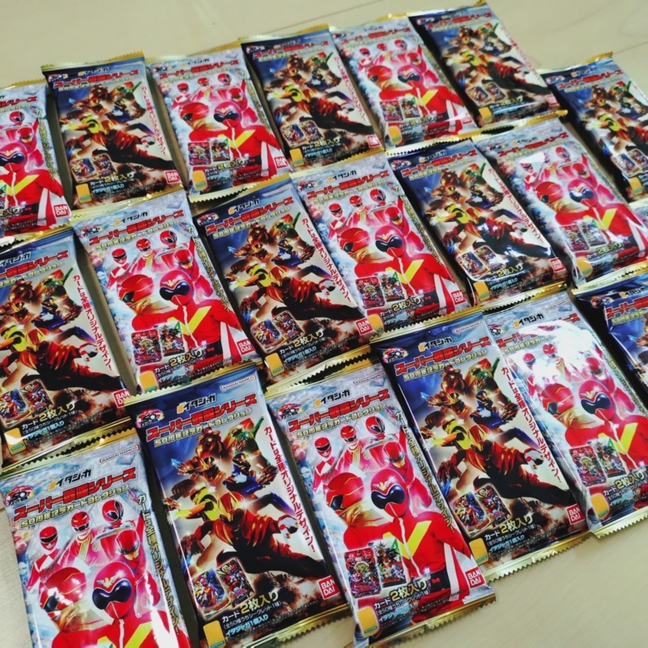シークレット当たった‼️】スーパー戦隊50周年記念カードコレクション 