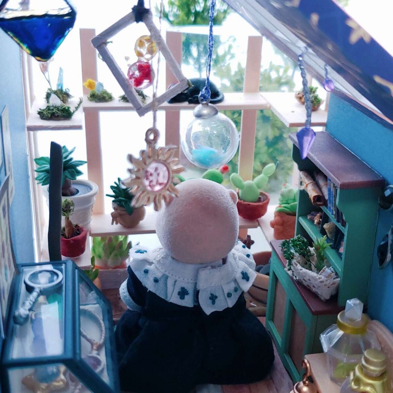 ミニチュア★リーメントに★駄菓子屋★完成品★ドールハウス★シルバニアに ミニチュア☆リーメントに☆ミニミニドールハウス☆リカちゃんに
