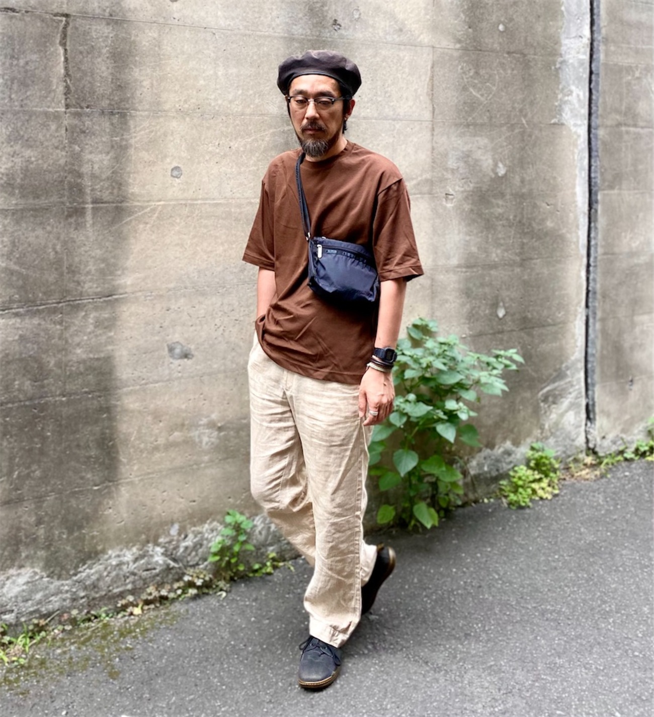 UNIQLO U エアリズムコットンオーバーサイズTシャツ着回しコーデ 