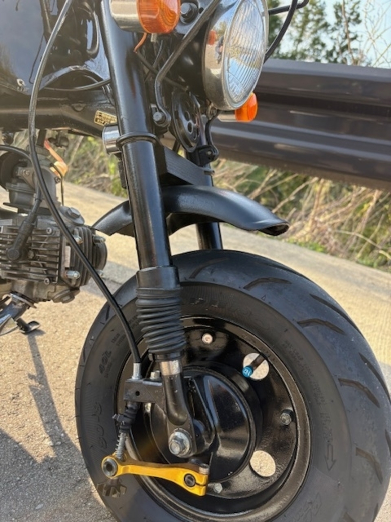ゴリラ フロントフォークにガタ！ （応急修理偏） - 気ままなﾊﾞｲｸ生活