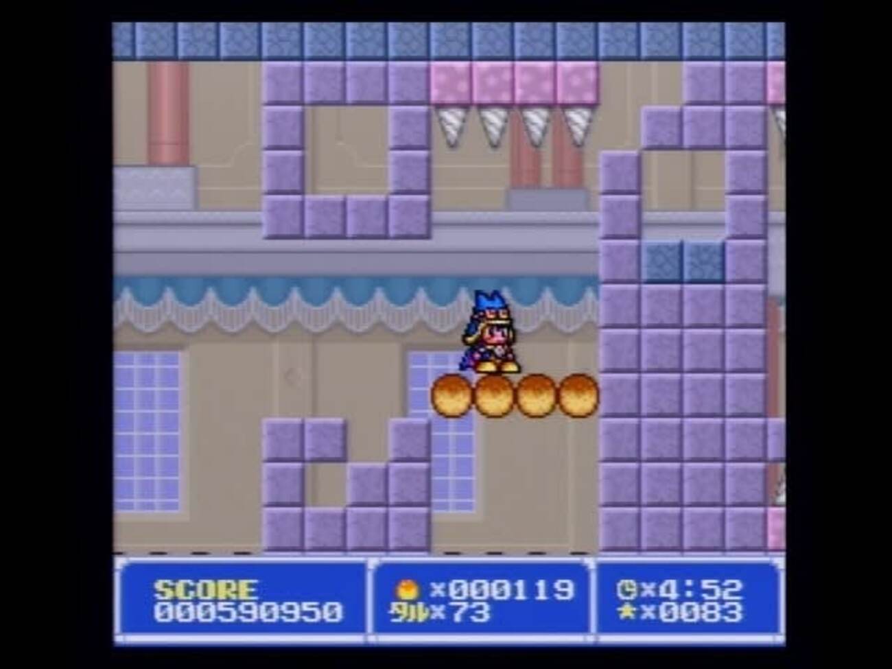 まじかる☆タルるートくん【スーパーファミコン】　５－６　消えるブロックのステージ - ottoレトロゲームと日常