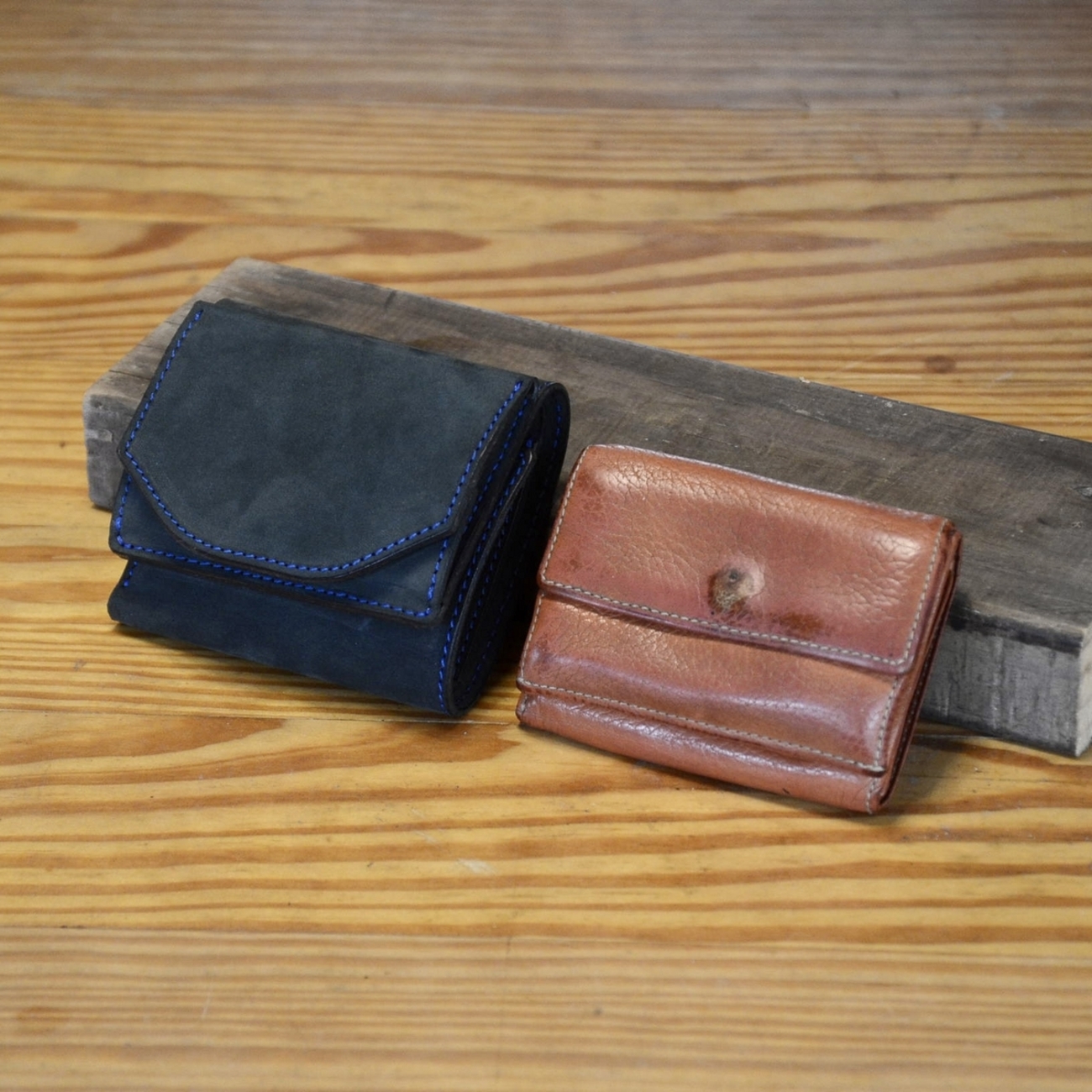 オーダーメイドの三つ折り財布 - Leather Taku's Blog