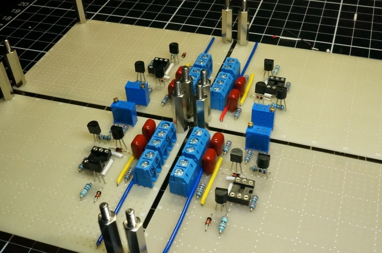 自作トランジスタアンプ 1.5Vで動作するトランジスタアンプ その3: やってみよう！