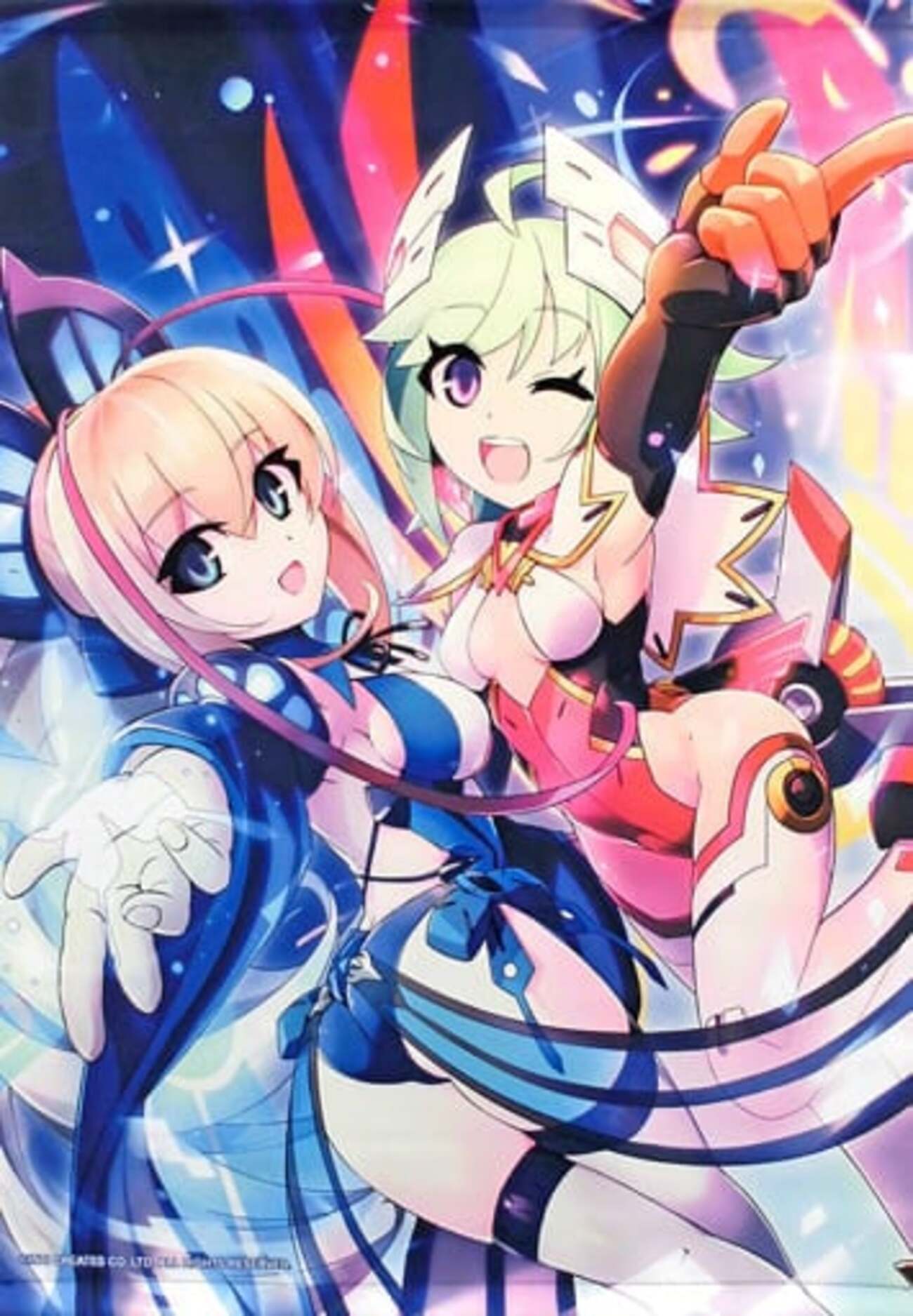 今モルフォ＆ロロ(アーマーパージVer.) B2タペストリー 「蒼き雷霆 