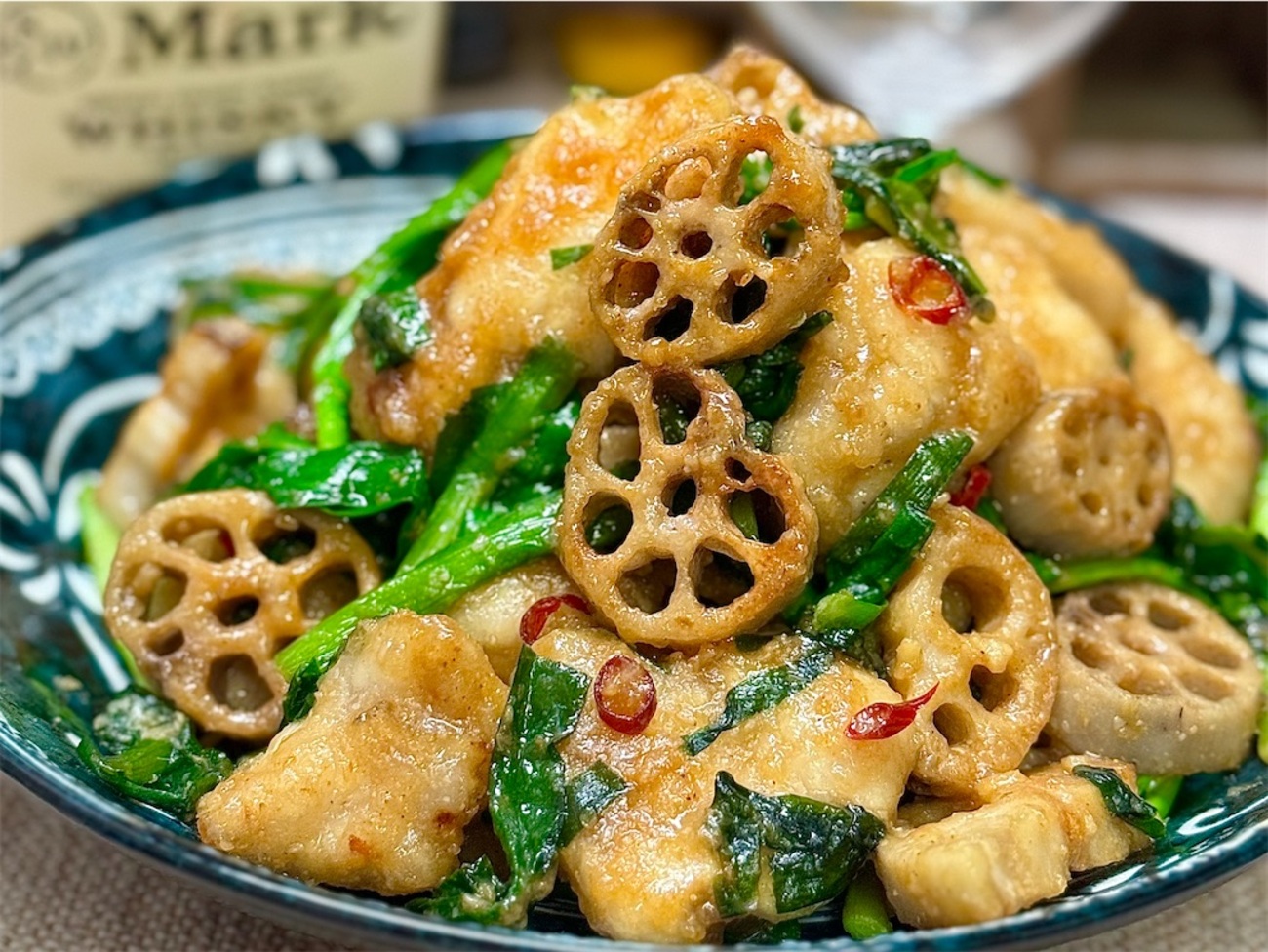 レシピ】鶏むね肉とれんこんのニラ味噌炒め - しにゃごはん blog