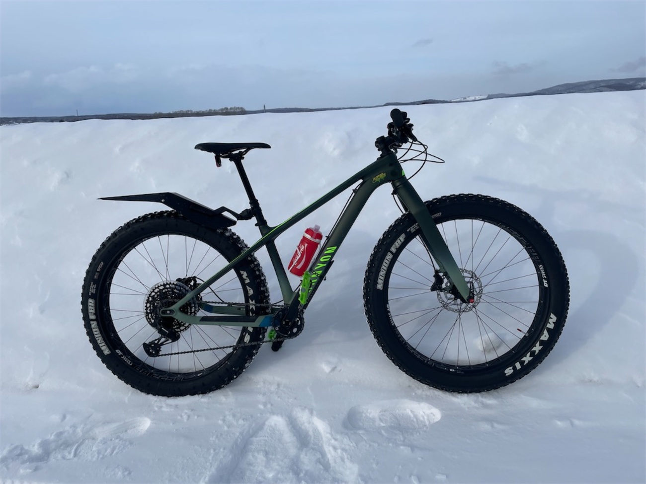 豪雪地帯ではやっぱりファットバイクが活きる！と思うのです 