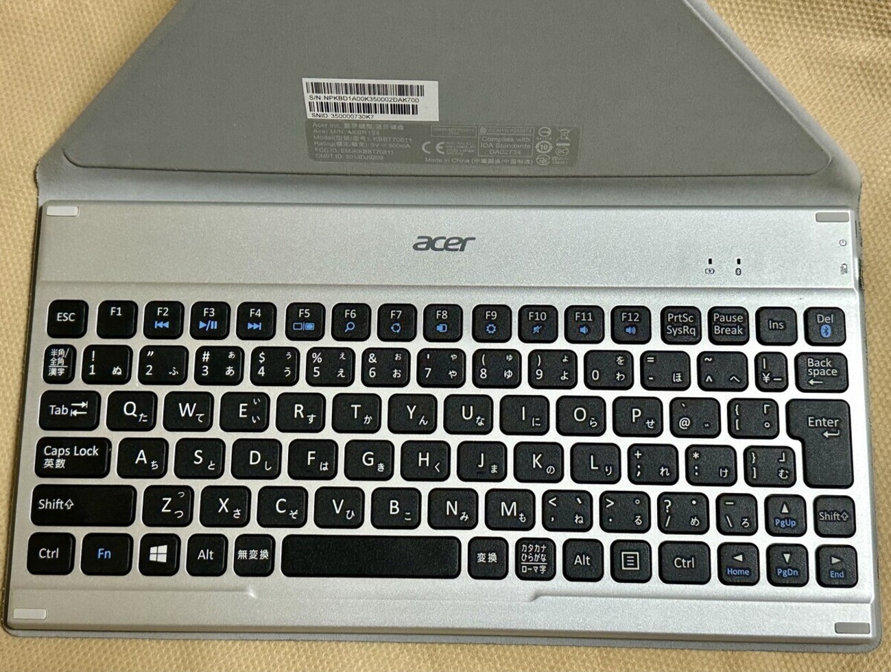 古い話だがなお現役！Acer製キーボードがAndroidタブレットとの相性抜群 - あやばの日常