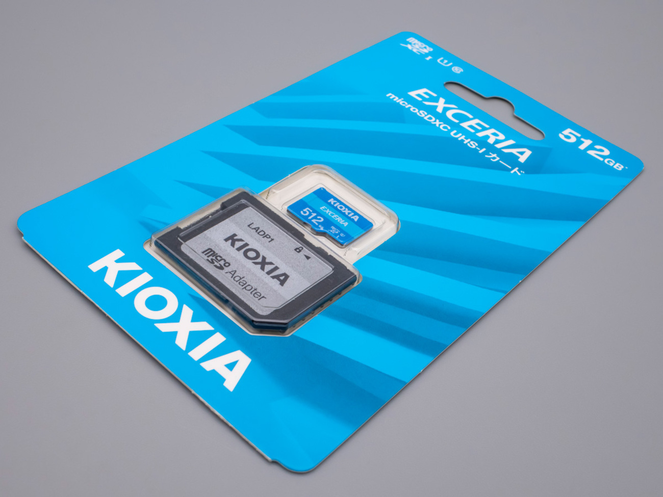 大容量でコスパの良いKIOXIA(東芝)のmicroSDXCカード512GBモデルを 