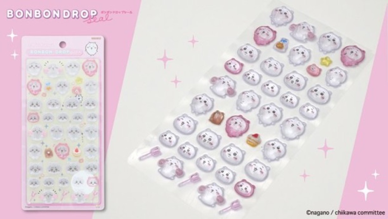 11月新作追加】ちいかわ ボンボンドロップシール｜全8種（9月発売＋11 
