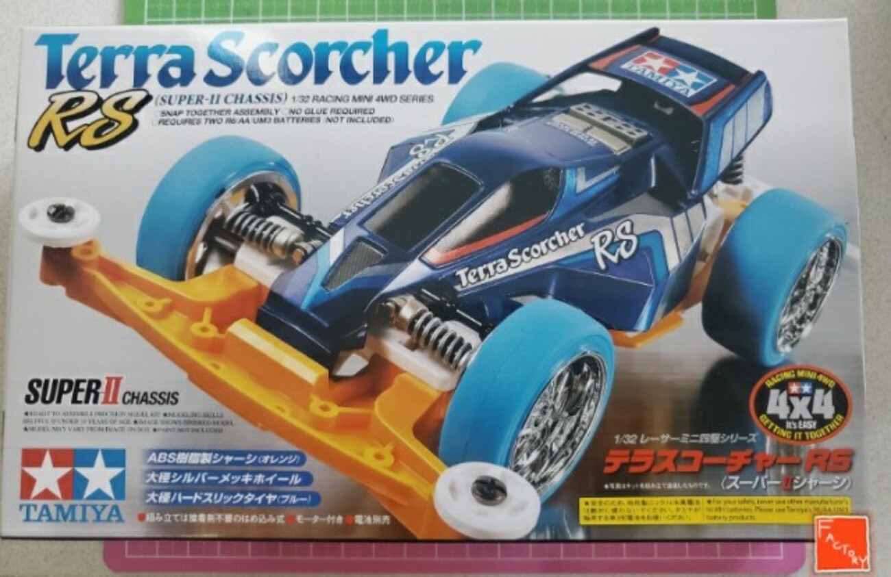 テラスコーチャーRSを作ろう！RCカーのミニ四駆版キットの魅力をお届け 