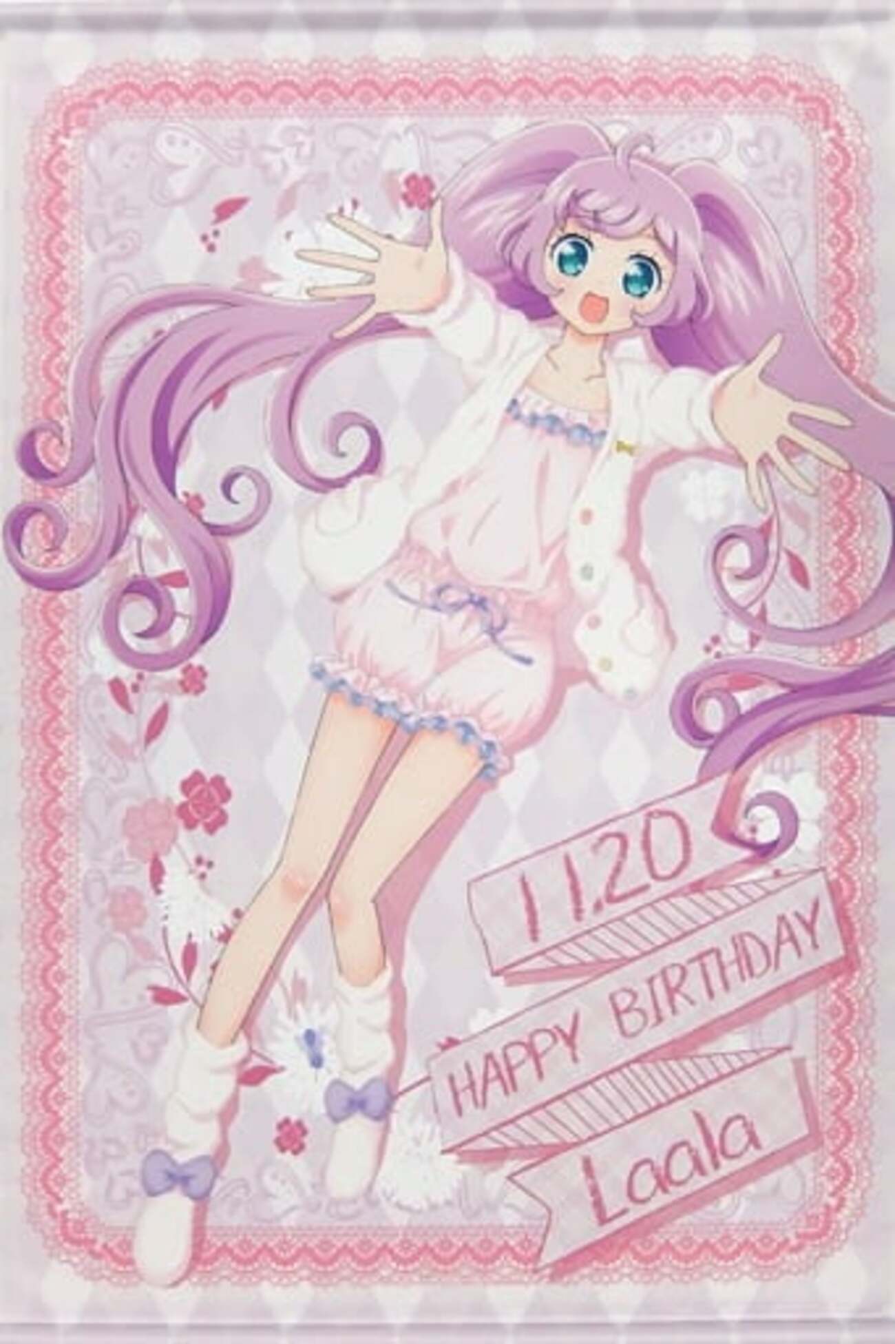 今真中らぁら 描きおろしB2タペストリー 「プリパラ」 らぁら 