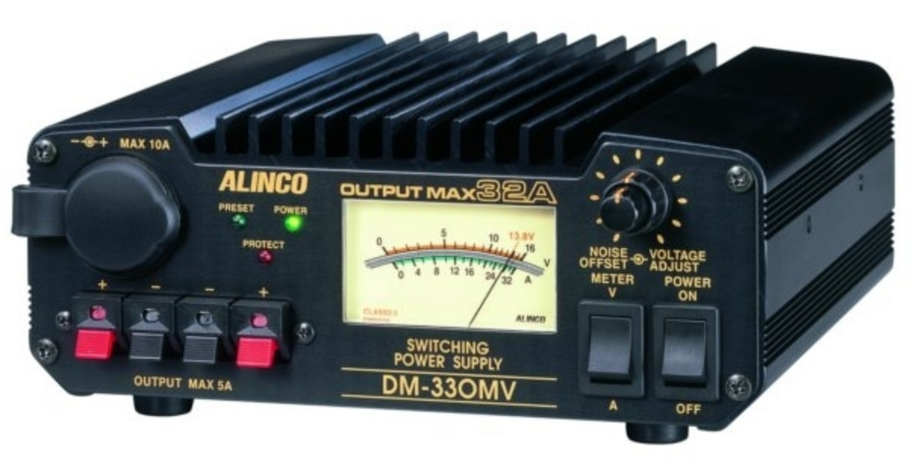 アルインコ　DM-130MV　32A　大型トランス式安定化電源　取扱説明書付 アルインコ DM-130MV 32A 大型トランス式安定化電源 取扱説明