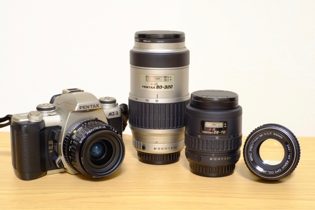ペンタックスのフィルム一眼（ペンタックス MZ-3）を貰ったら所有 