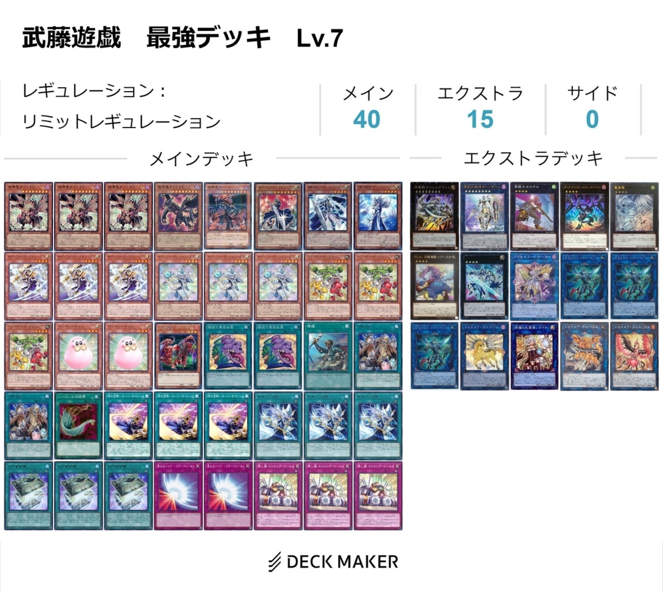 デッキ紹介ー武藤遊戯の【サイレント】、【トイ】、【光の黄金櫃 
