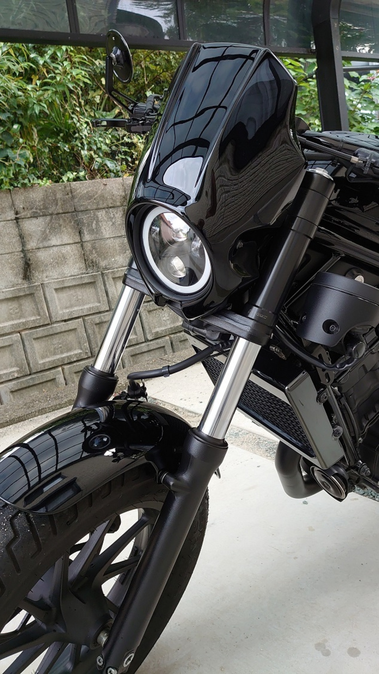 レブル ヘッドライトをカスタム LED 他 - バッテン堂 ～XSR900との日々～