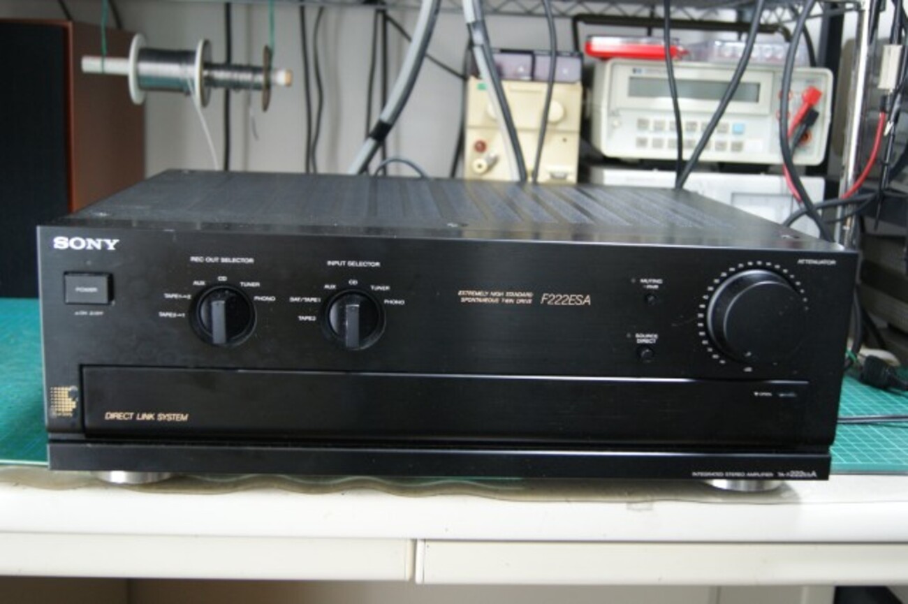 SONY TA-F222ESA プリメインアンプ 2台目 - ガラクタな部屋