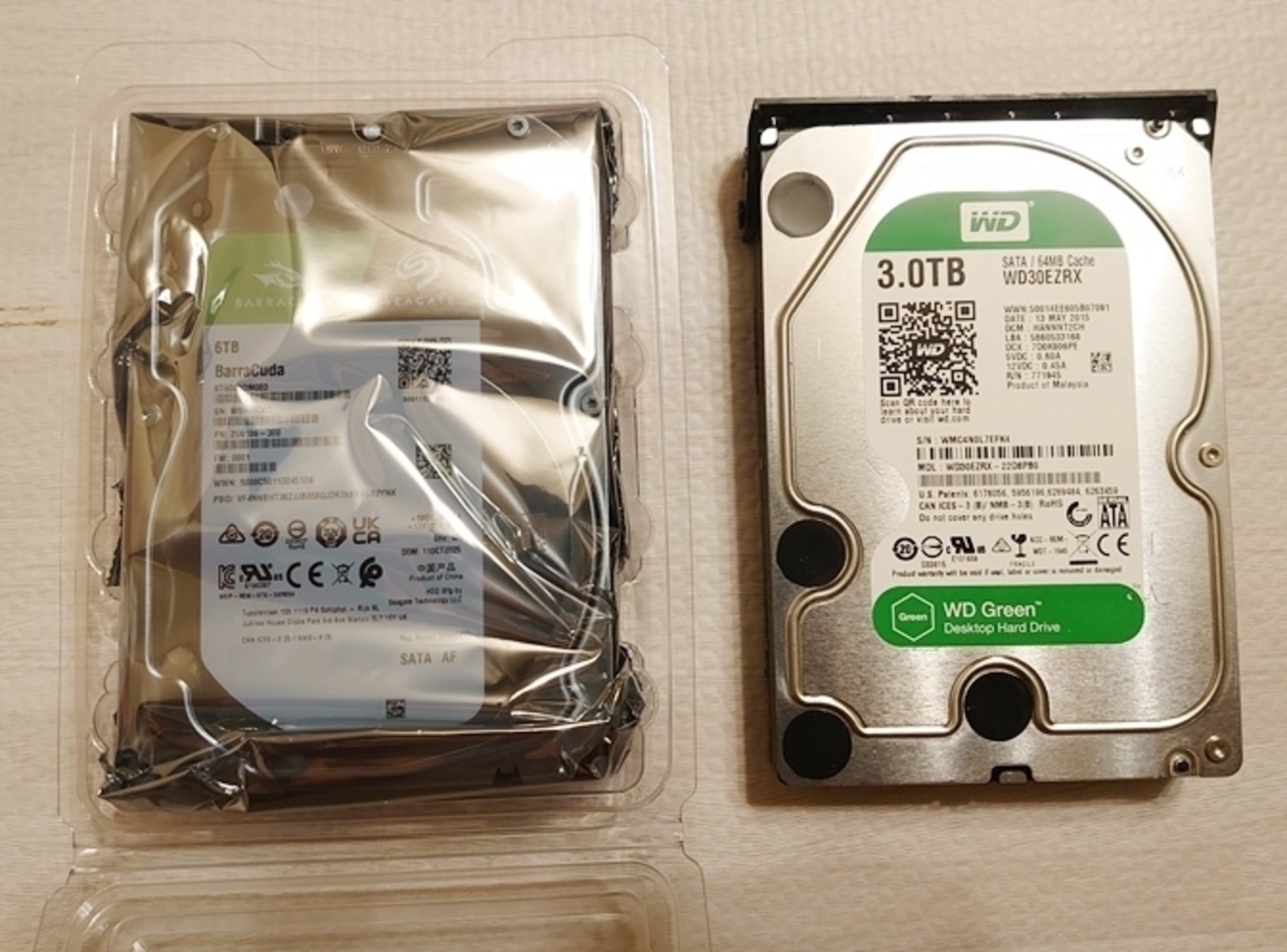 HDDの交換【Amazon.co.jp限定】Seagate 3.5インチ 内蔵 HDD 
