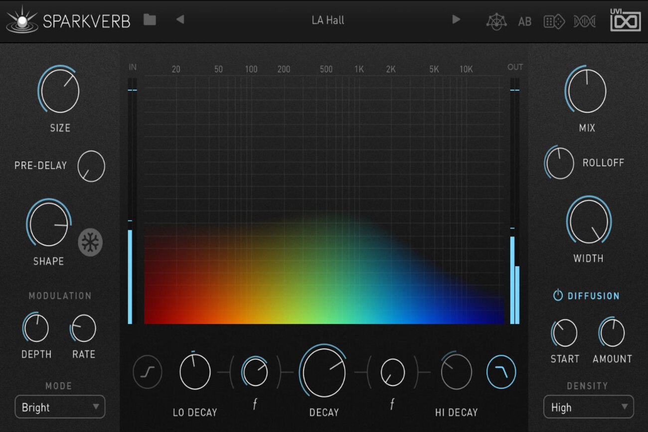 UVI Sparkverb、ver.1.5に進化！低負荷で高音質なリバーブ・プラグイン