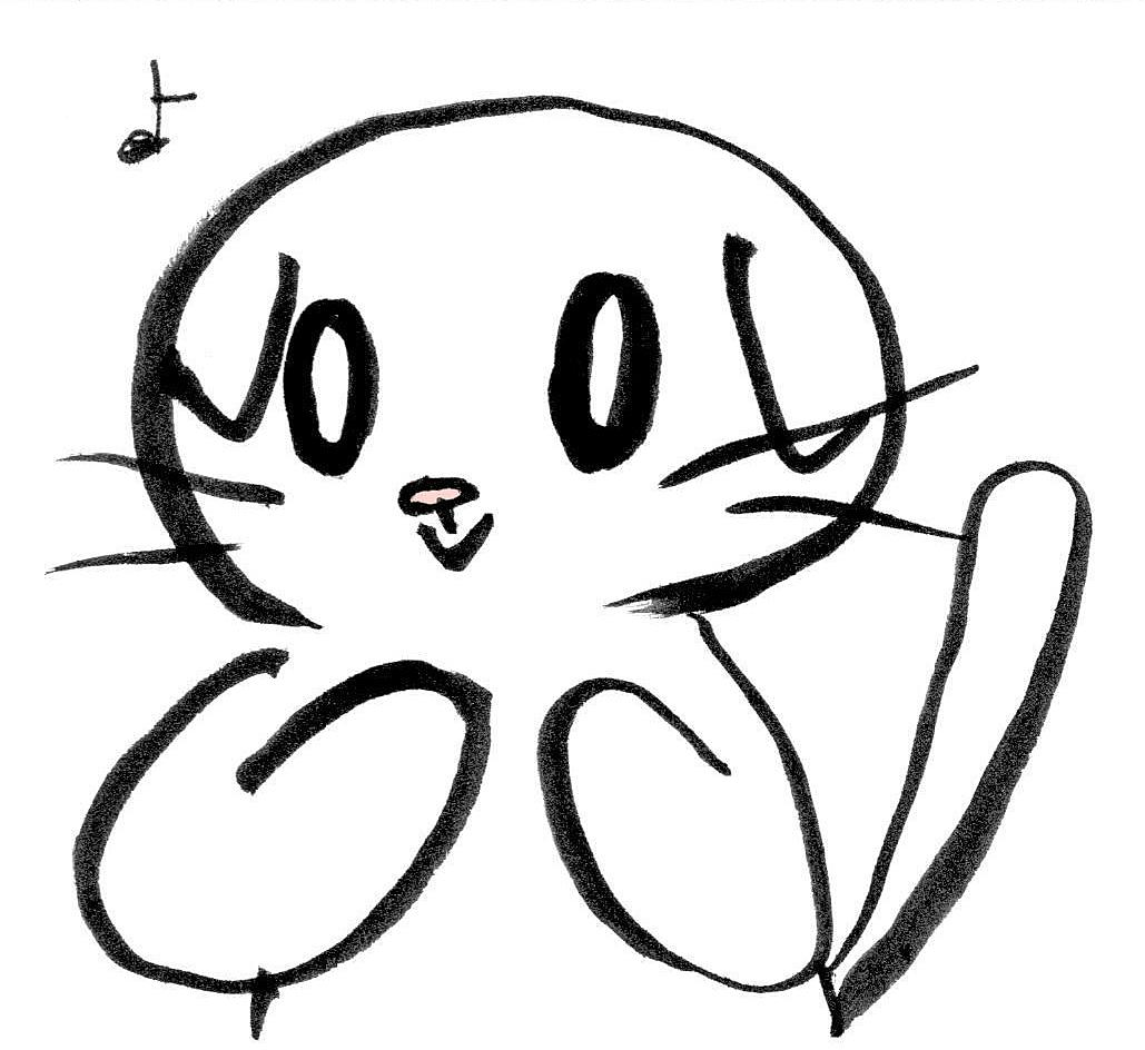 自然 カテゴリーの記事一覧 猫の無料イラスト スコちゃん