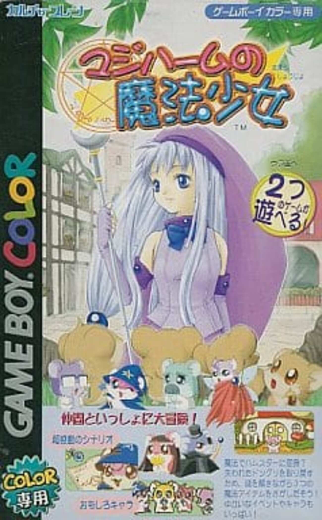 今ゲームボーイのハムスター物語+マジハームの魔法少女というゲームに