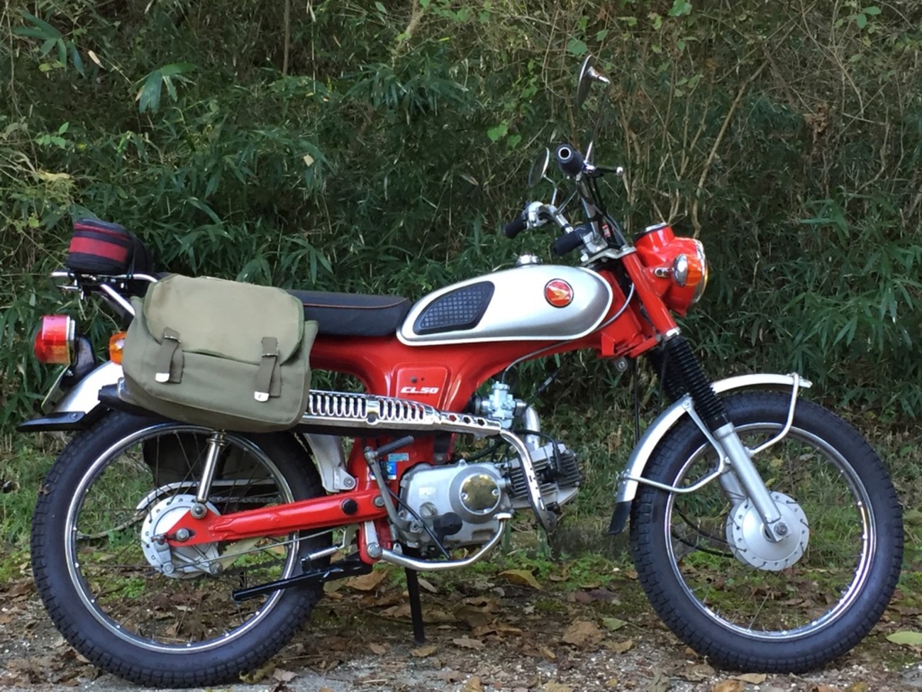 ホンダベンリｲCL50改のサスペンション - ワトスン
