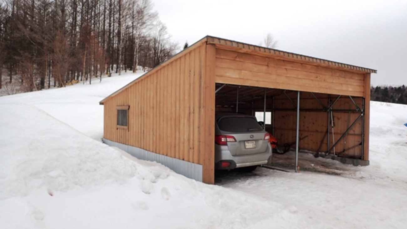 単管パイプ小屋(その5) 補足です - なかなか進まないsolachiの計画
