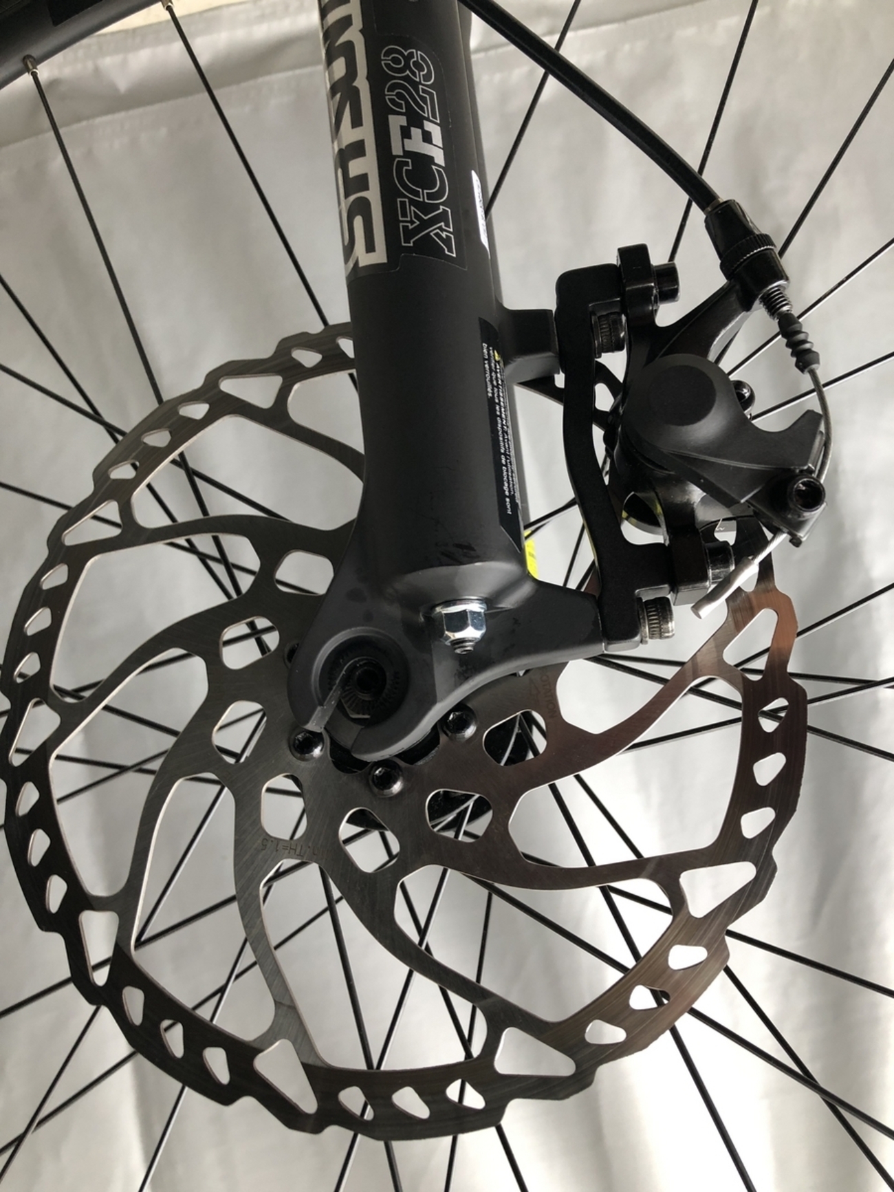 MTB ノースロック XC27 をカスタム ブレーキの効きをよくする 