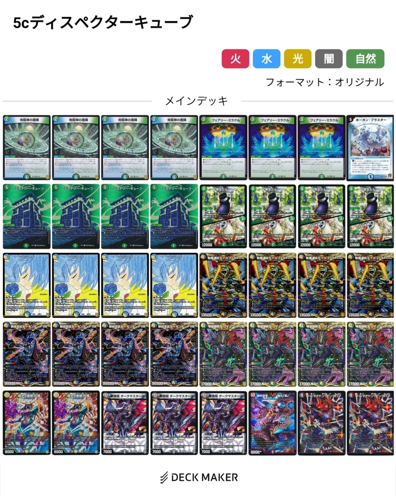 キングマスターデッキ！「格安5Cディスペクターキューブ」 - 格安 