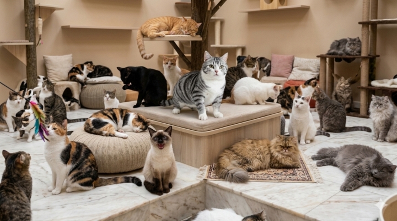 たくさんの猫達
