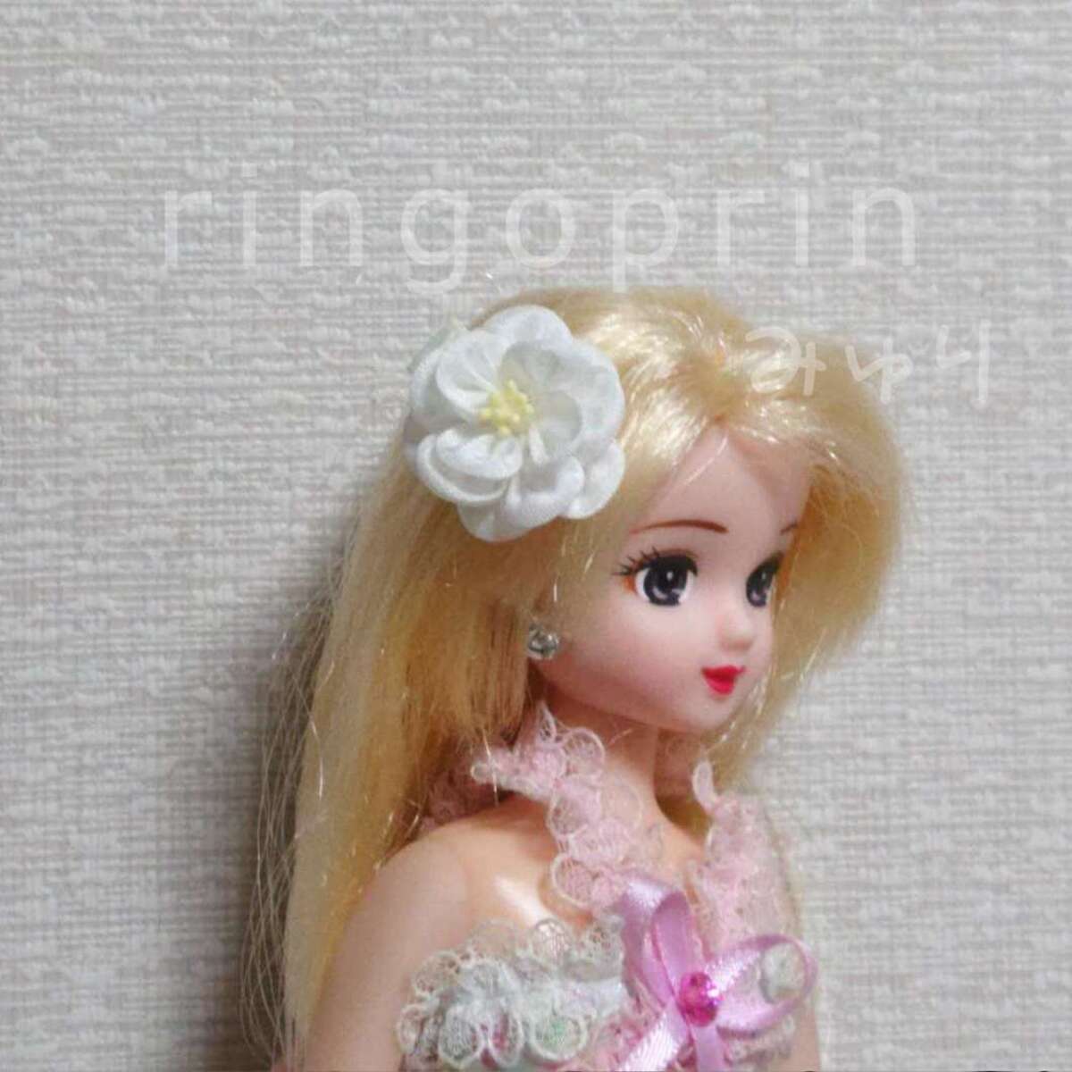 ミニチュア　髪飾り&帯留め&後ろ帯飾り　バービー　リカちゃん ミニチュア髪飾り&帯留め&後ろ帯飾りバービーリカちゃん松本潤花