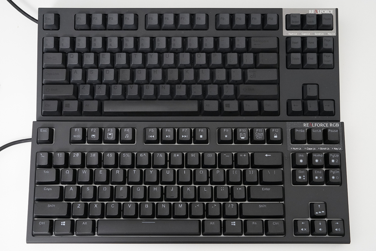 東プレ REALFORCE RGB TKL R2TLA-US4G-BK レビュー - 買ってから考える