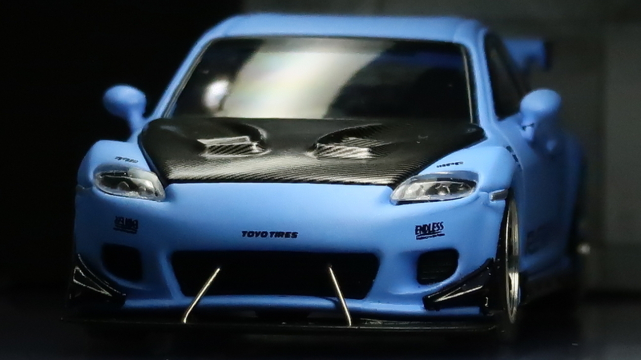 ミニカーレビュー】 POP RACE 1/64 - Mazda RX-8 RE-Amemiya (Light 
