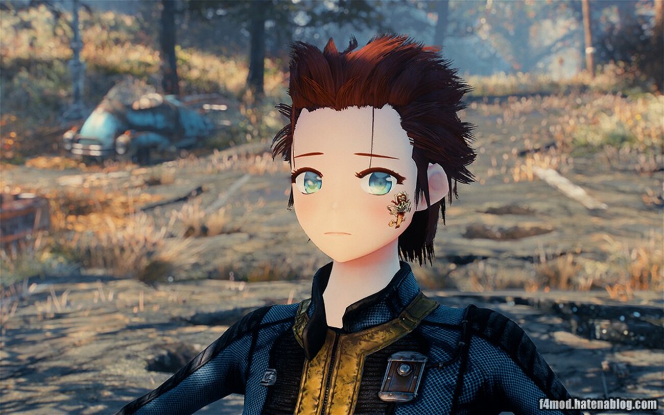 アニメ/ゲーム Fallout Fallout 4』に美少女種族を追加するMod「AnimeRace Nanakochan