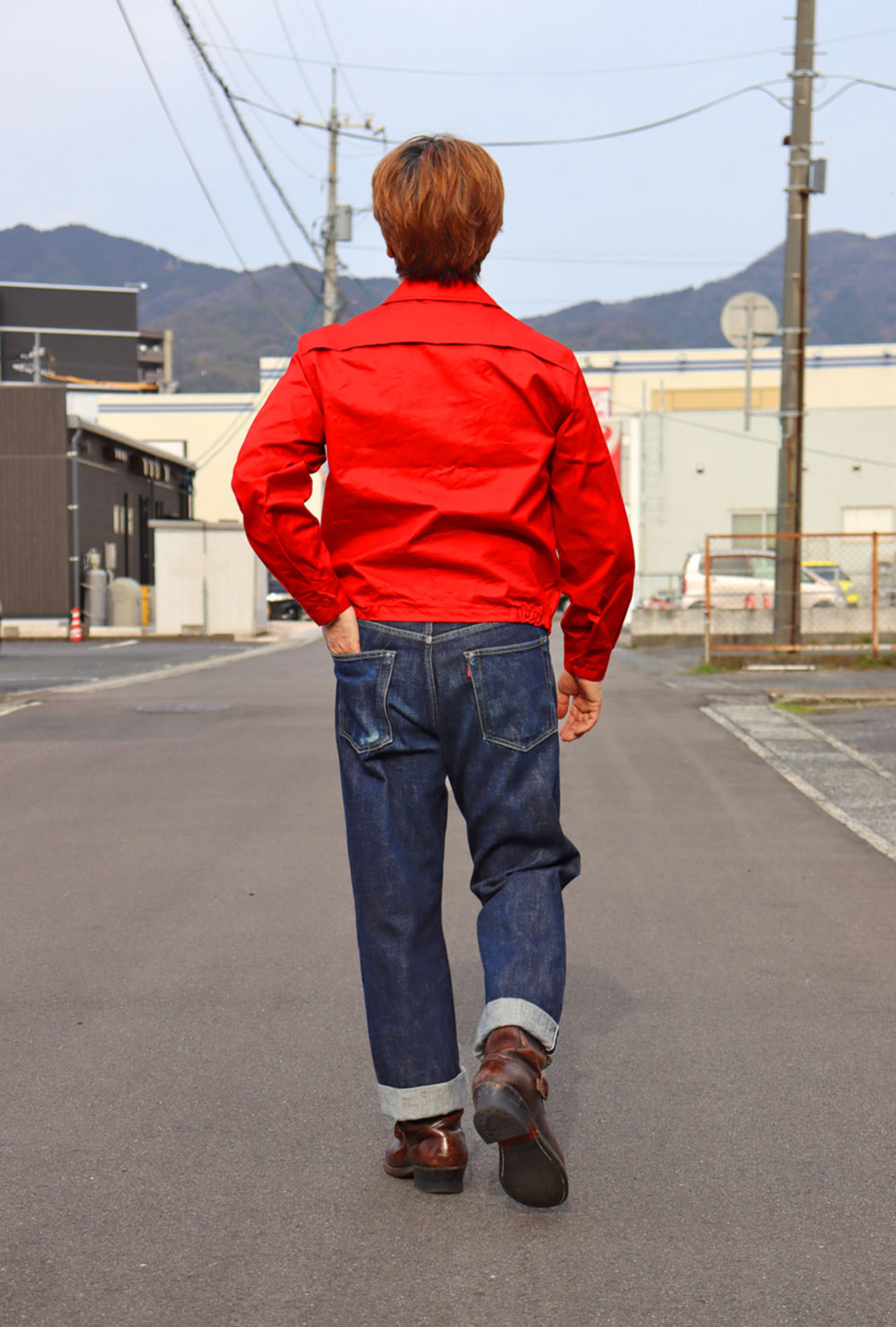 JELADO / ジェラードより50年代のジェームスディーンが代表作 『理由なき反抗』で着用していた 赤いドリズラーがモチーフ のドリズラージャケット  SG01411 Dean BASIC COLLECTION 50s が入荷しました！ -  アメカジ通販で国産ジーンズをお探しなら！山口県アメカジショップ ..., image size:1300x1924