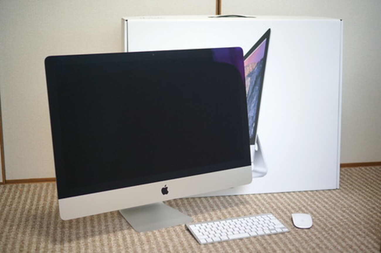 iMac Retina 5Kディスプレイモデルを買った！そしてメモリを自分で増設 