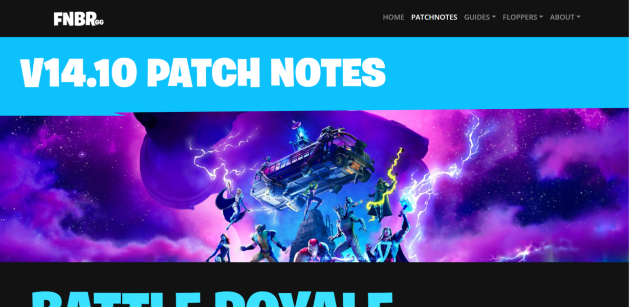 【フォートナイト】アップデート情報や他プレイヤーの魚図鑑、100レベルまでに必要なXPなどの情報が見れる便利サイト「FNBR.GG」の紹介！ -  うまげーむのゲームブログ