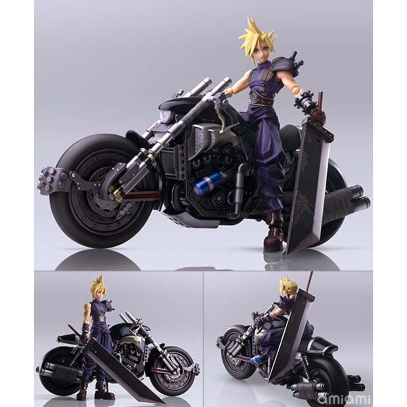 FF7】ブリングアーツ『クラウド・ストライフ＆ハーディ=デイトナ 