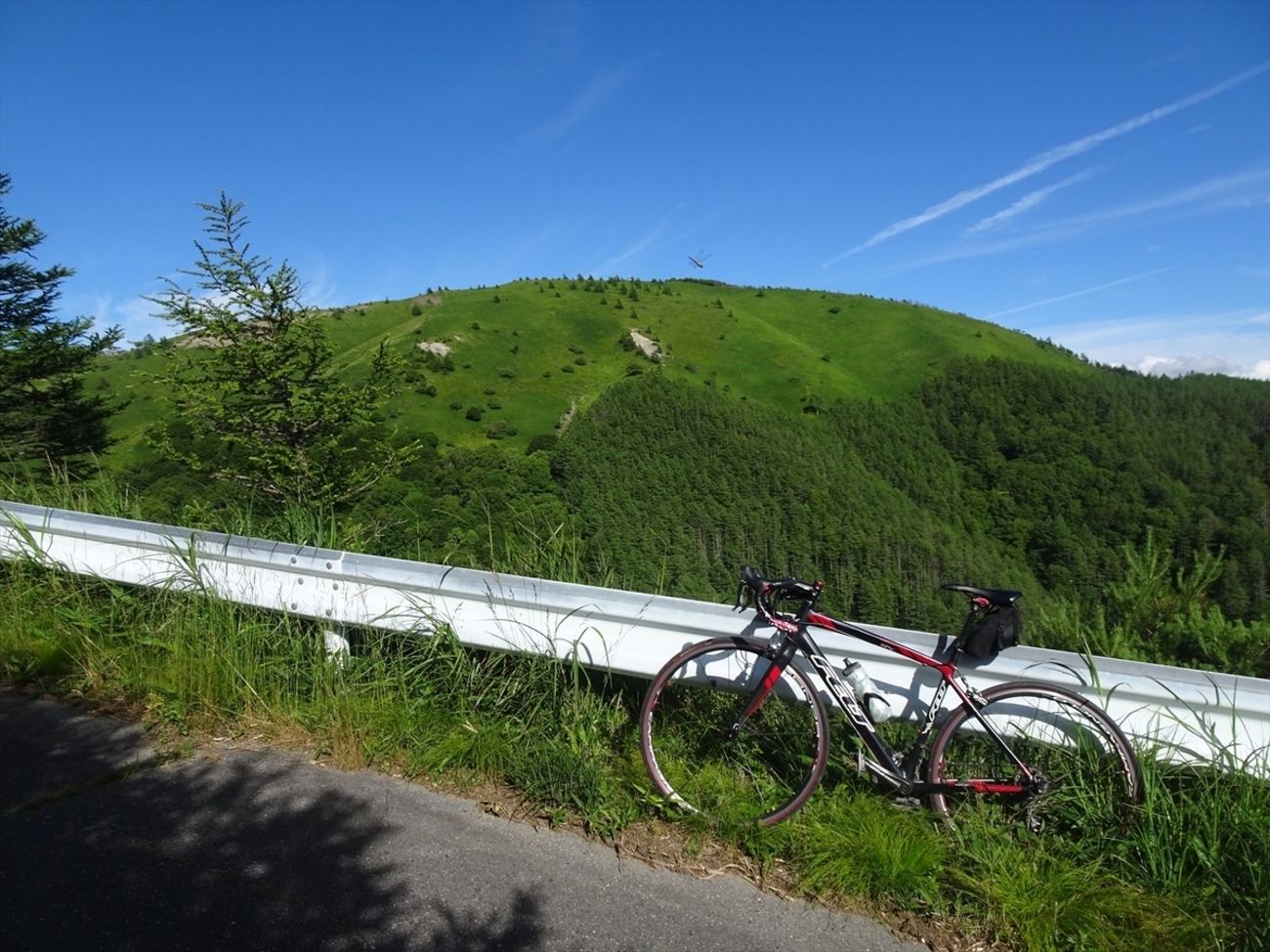 北アルプスを眺めに高ボッチ・鉢伏山サイクリング - 休日はおそとで