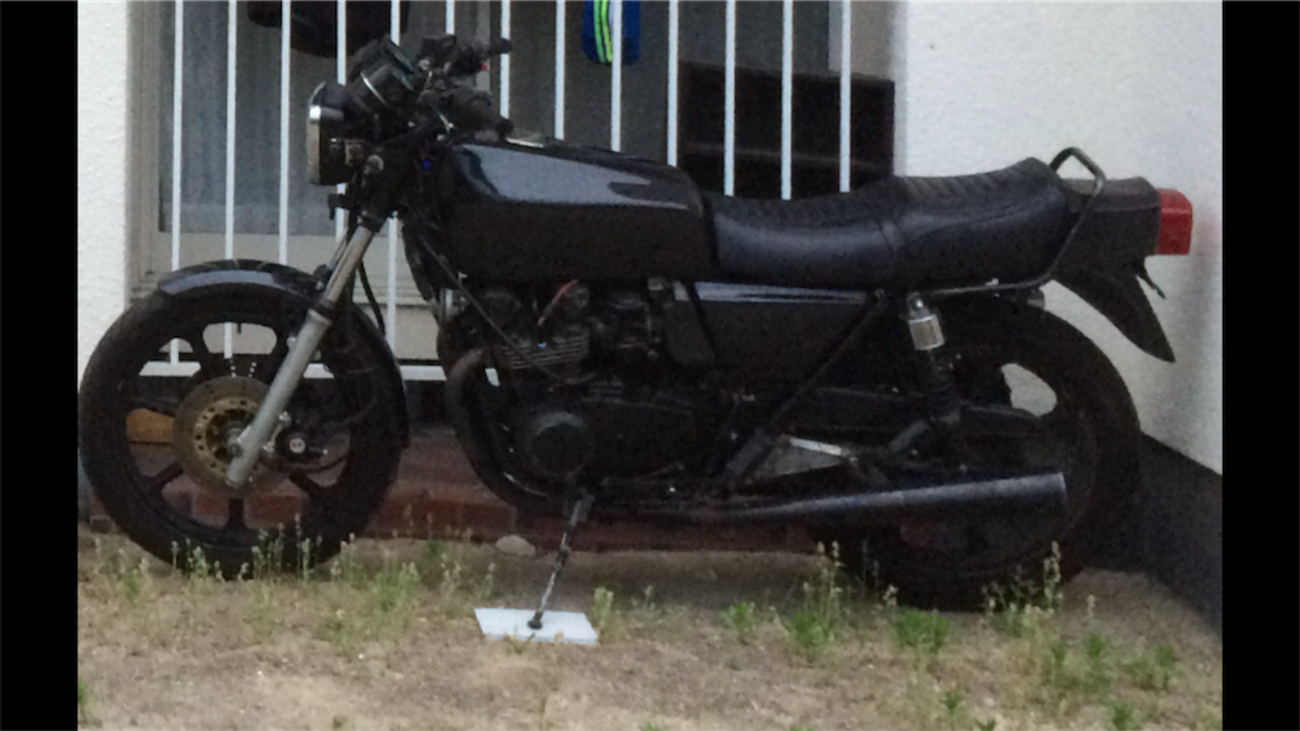 Z400FXもどき エンジン載せ替え GPZ400Fエンジンです！ - Ntech
