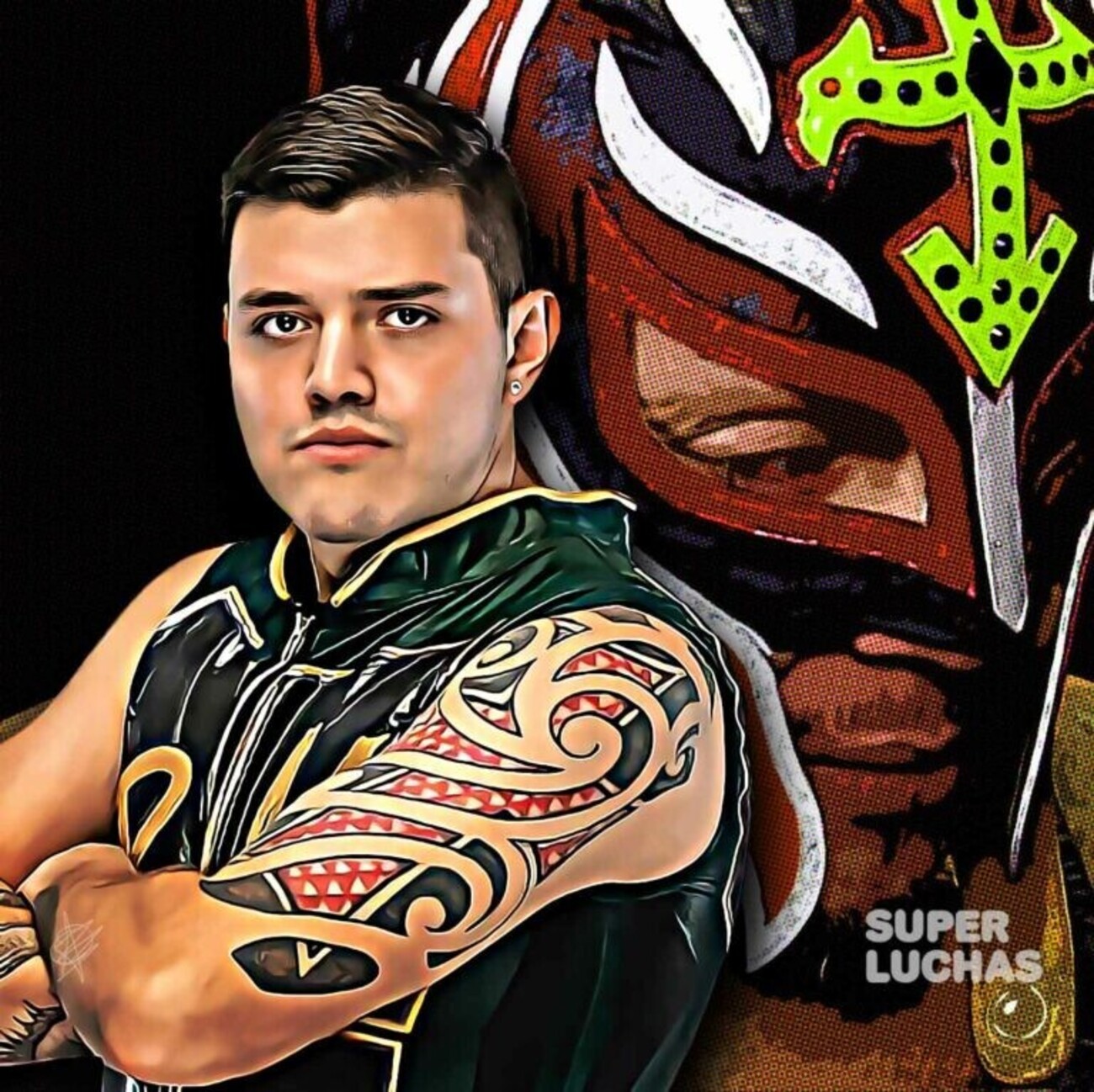 WWE レイ・ミステリオ 溶かし Panini Impeccable 01/10
