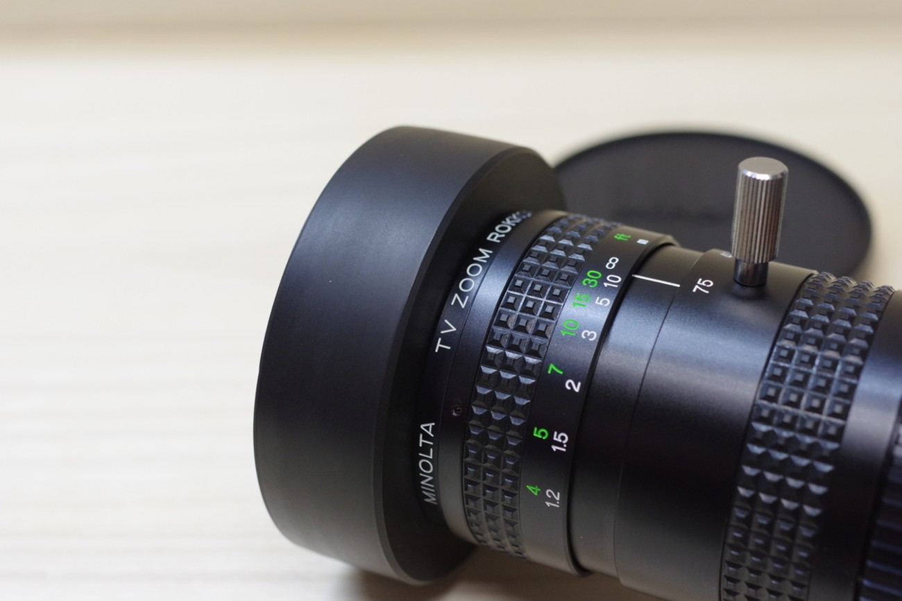 MINOLTA TVZOOM ROKKOR 12.5-75mm F1.8 - 古レンズの風に吹かれて