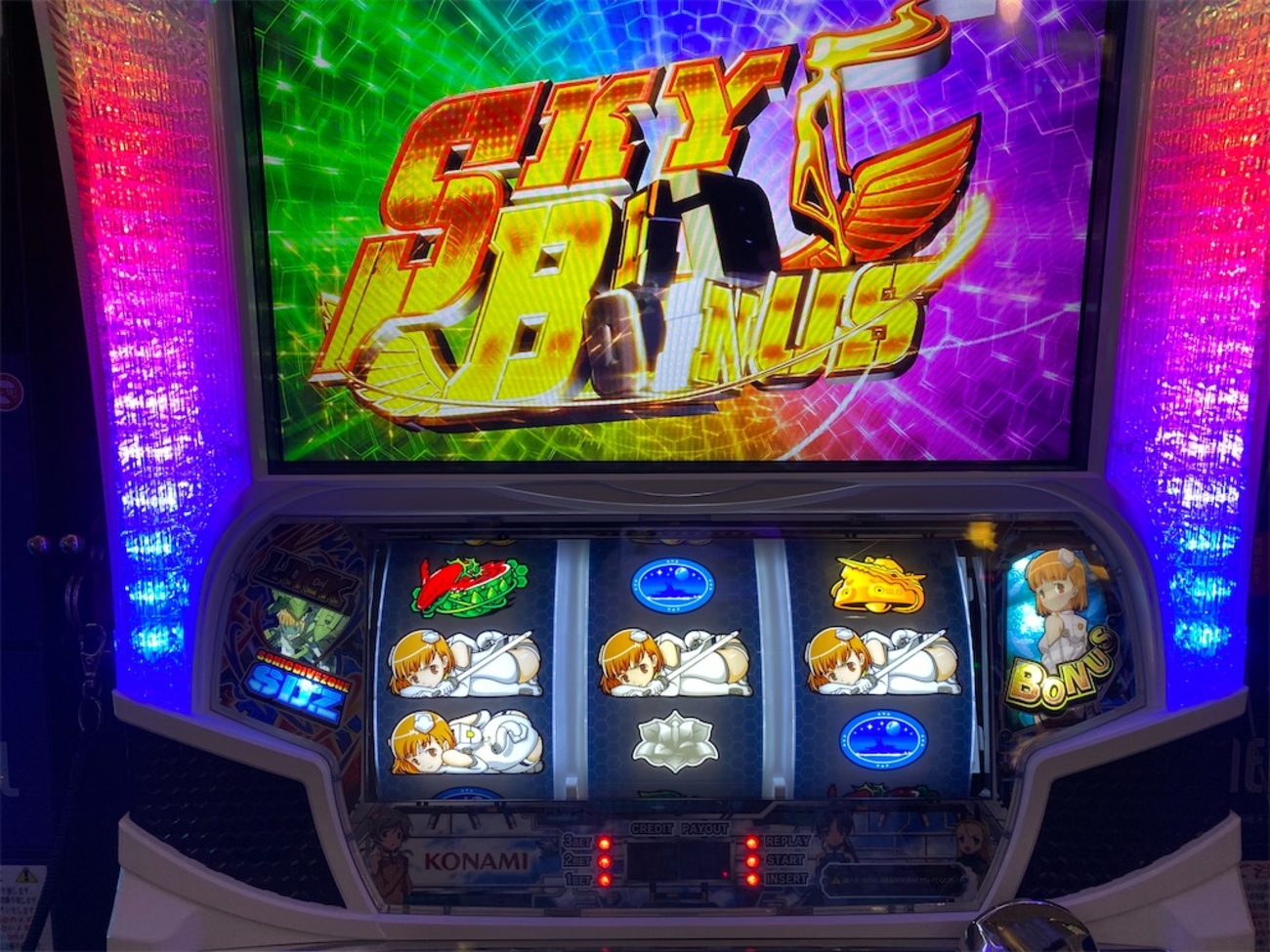 リールロックからの中段チェリー！これが養分の立ち回り！ 【スカイ 