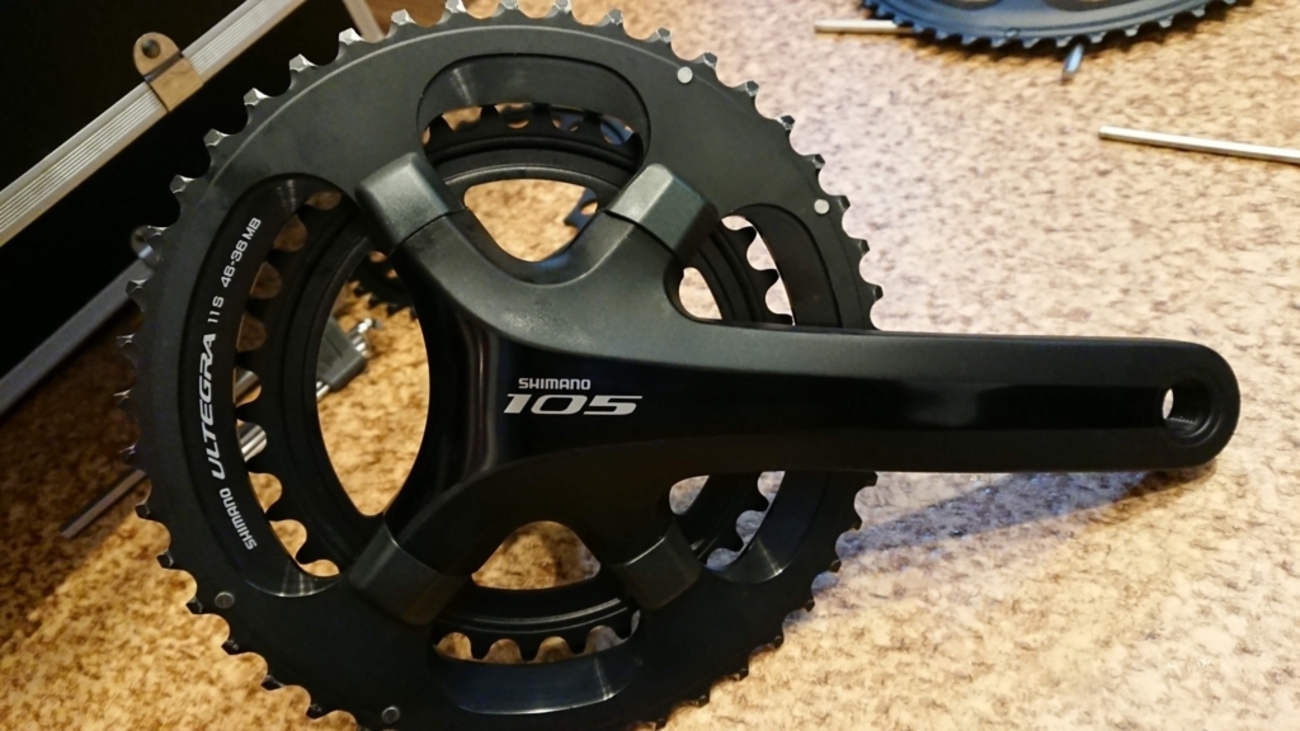 シマノ クランク 5800 6800 46T - 徒然なるままにCANYON・SPECIALIZED 