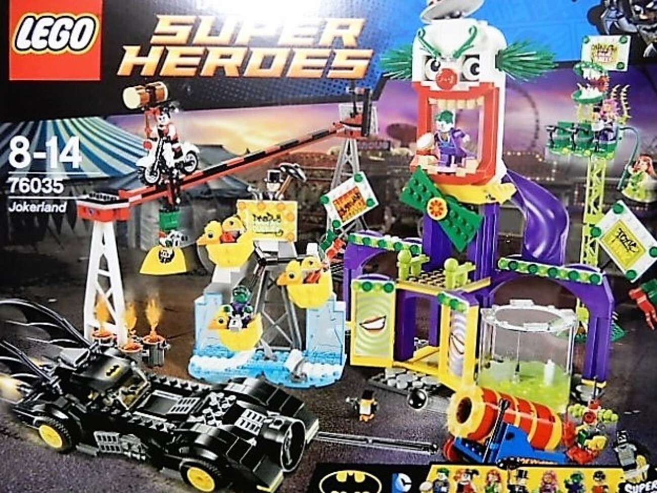 LEGO 76035 ジョーカーランド あひるの観覧車 スーパーヒーローズ 